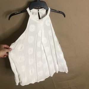 Sunflower halter top